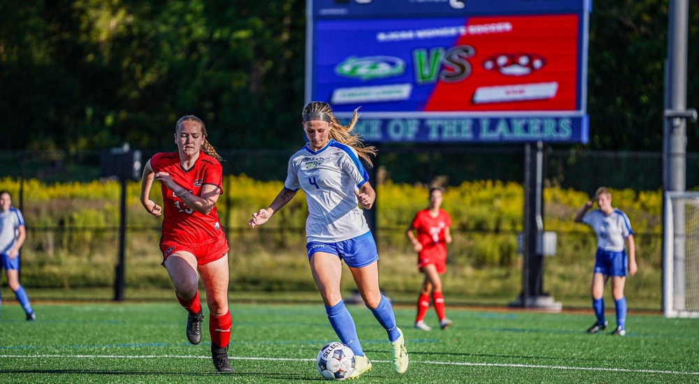 Woodworth, Fitzwater Score as Lakers Fall to Erie in Season Opener, 4&ndash;2